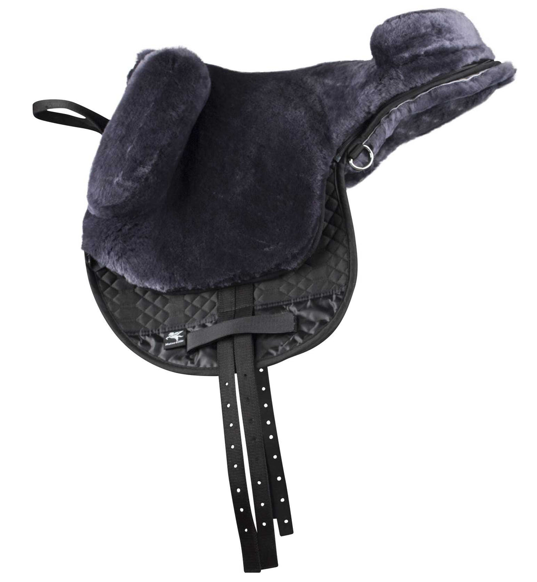 Engel Reitsport Lammfell Fellsattel R2 Englisch Lammfell anthrazit, Lammfell anthrazit