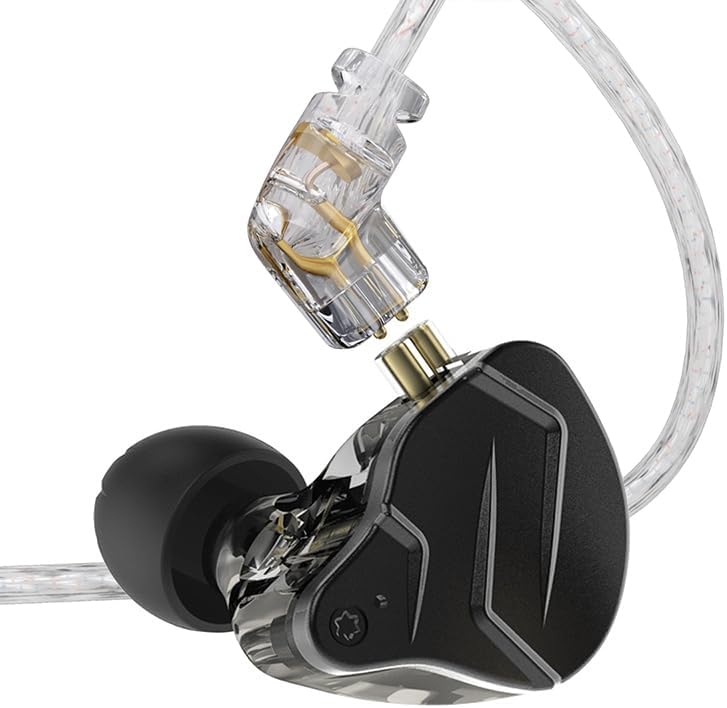 Keephifi KZ ZSN Pro X In-Ear-Monitor 1BA + 1DD HiFi IEM Kopfhörer, Geräuschunterdrückung, Rich Bass