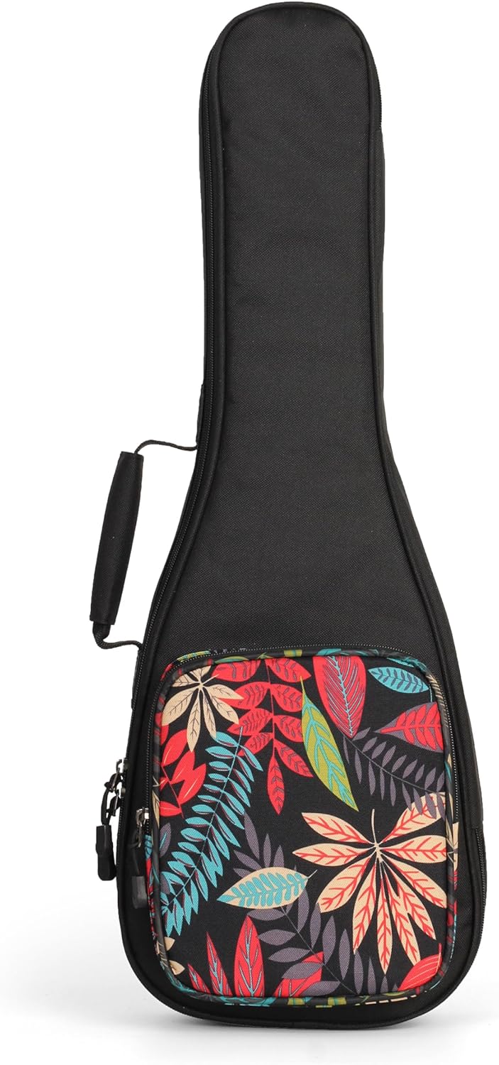 SHANNA Bunte Ukulele Tasche 21 Zoll Gigitasche Gigbag, Ukulelenhülle mit Verstellbarem Schultergurt