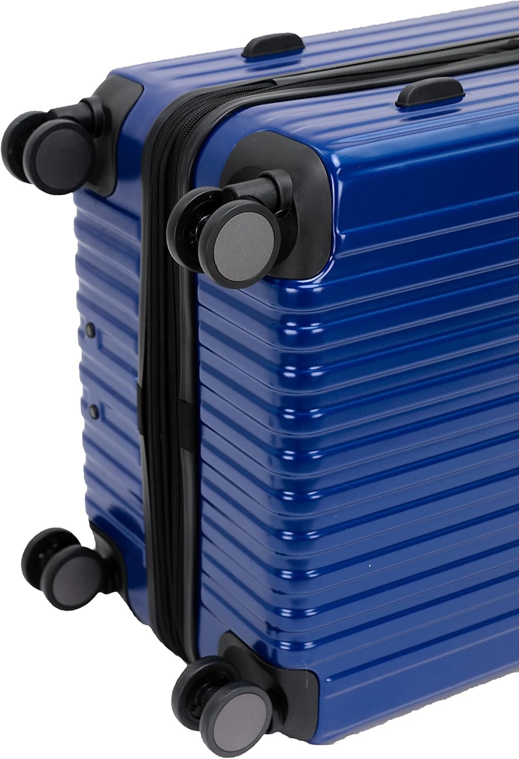 M816 TSA-Schloss Koffer Reisekoffer Trolley Kofferset Hardschale Boardcase (Diamondblau, Mittler Kof
