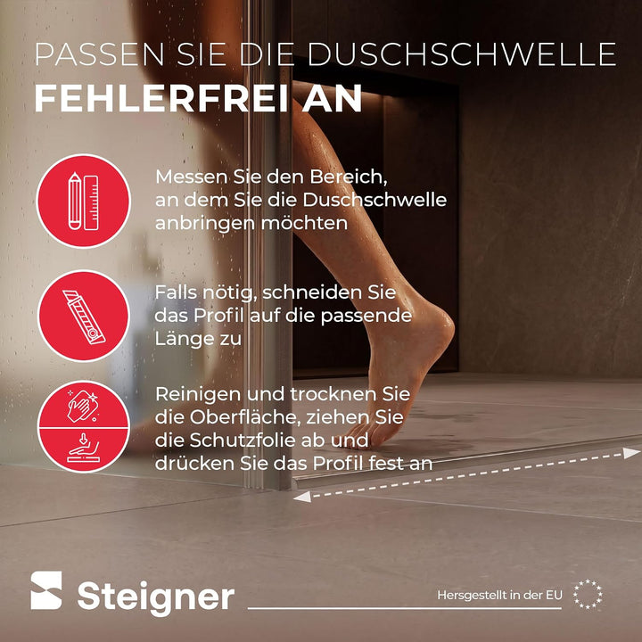 100cm Schwallschutz Acryl Halbrundstab - SDD03 Höhe 10mm - Spritzschutzprofil Halbrundprofil Schwall