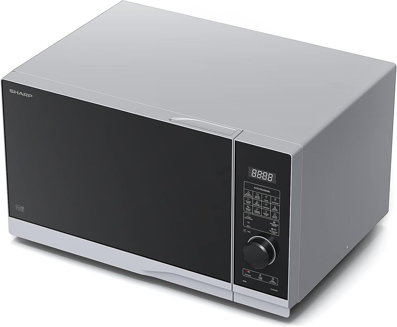 SHARP PG284AES Mikrowelle mit Grill (Mikrowelle: 900W, Grill: 1000W, 10 Leistungsstufen, Auftaufunkt