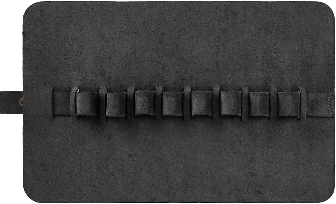 Londo Echtleder Stifterolle, Federmäppchen - Elegante Roll-up Stifterolle, Bleistift Wrap, Mäppchen,