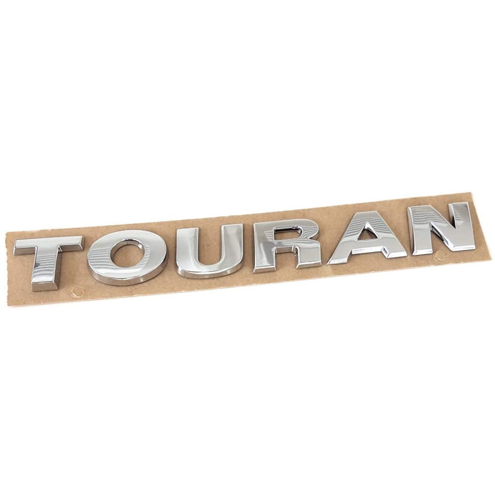 Volkswagen 1T0853687C739 Schriftzug Touran Emblem Logo Chrom glänzend, Typ 1T3, Modell 2011-2015