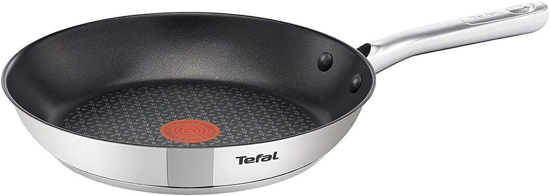 Tefal Duetto Pfanne A70404 | 24 cm | sichere Antihaftversiegelung | Temperaturindikator Thermo-Spot