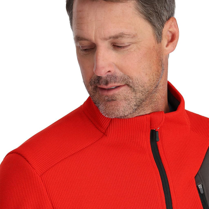 Spyder Herren Bandit 1/2 Zip Fleecejacke M Volcano, M Volcano