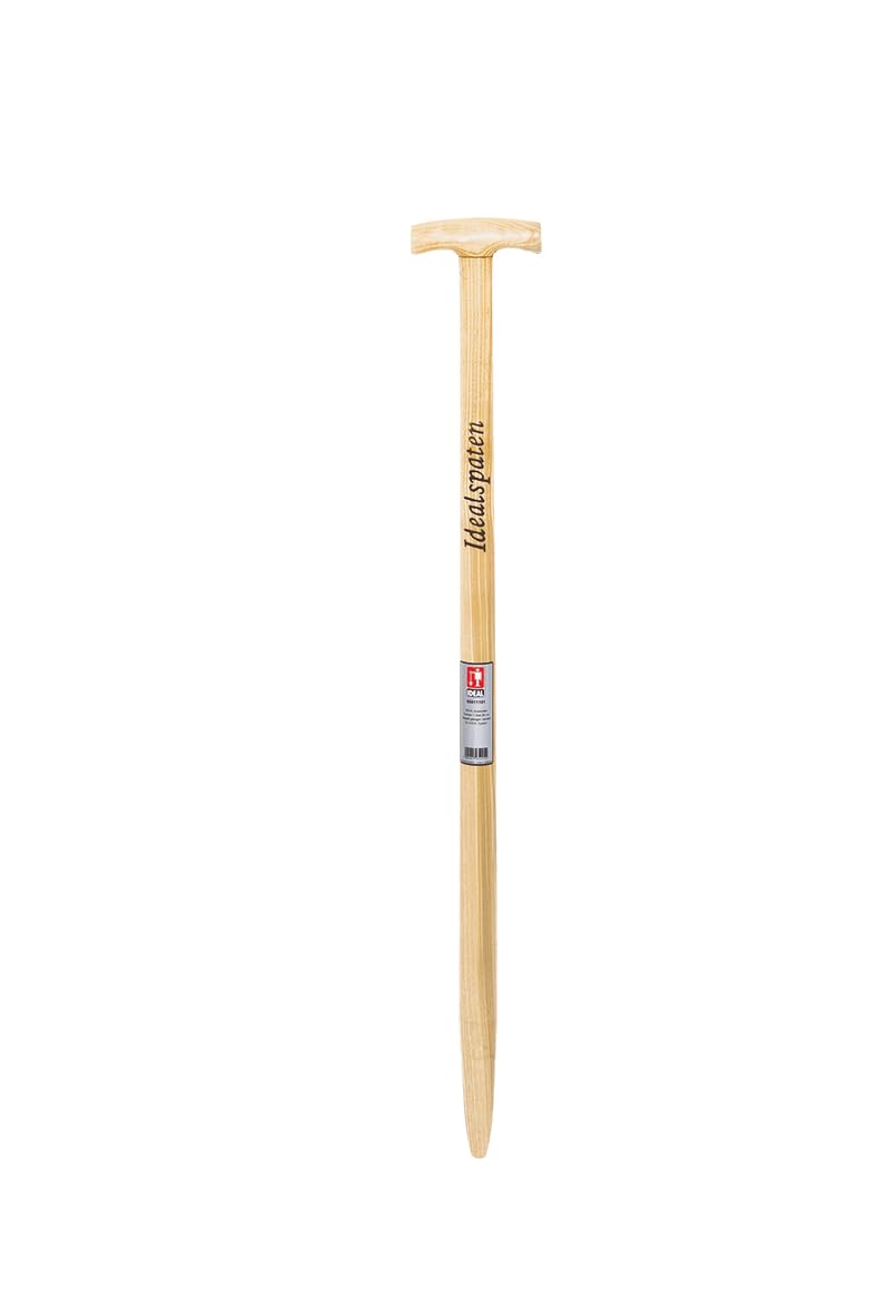 Ideal Gärtnerspatenstiel aus Eschenholz in T-Form 85 cm