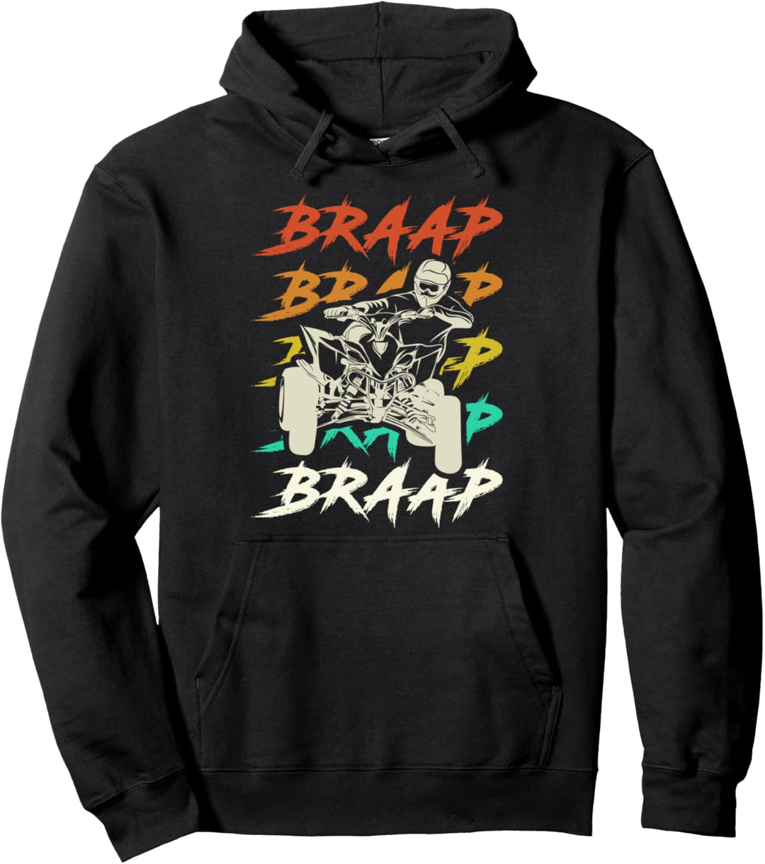 Braap Dirt Biker Extremsport Bike Quadfahrer Geländefahrzeug Pullover Hoodie
