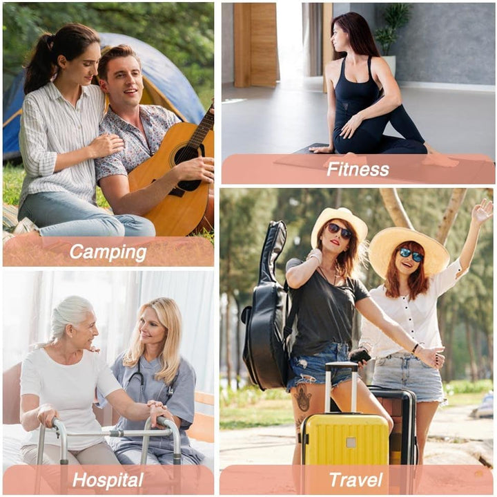 Lekesky Kleine Reisetasche Weekender Damen, Sporttasche mit Schuhfach, Grosses Öffnungsdesign, 33L f