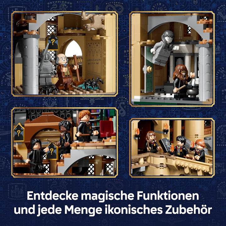 LEGO Harry Potter Schloss Hogwarts: Ostflügel Spielzeug - Miniatur Modellbausatz mit 13 Minifiguren