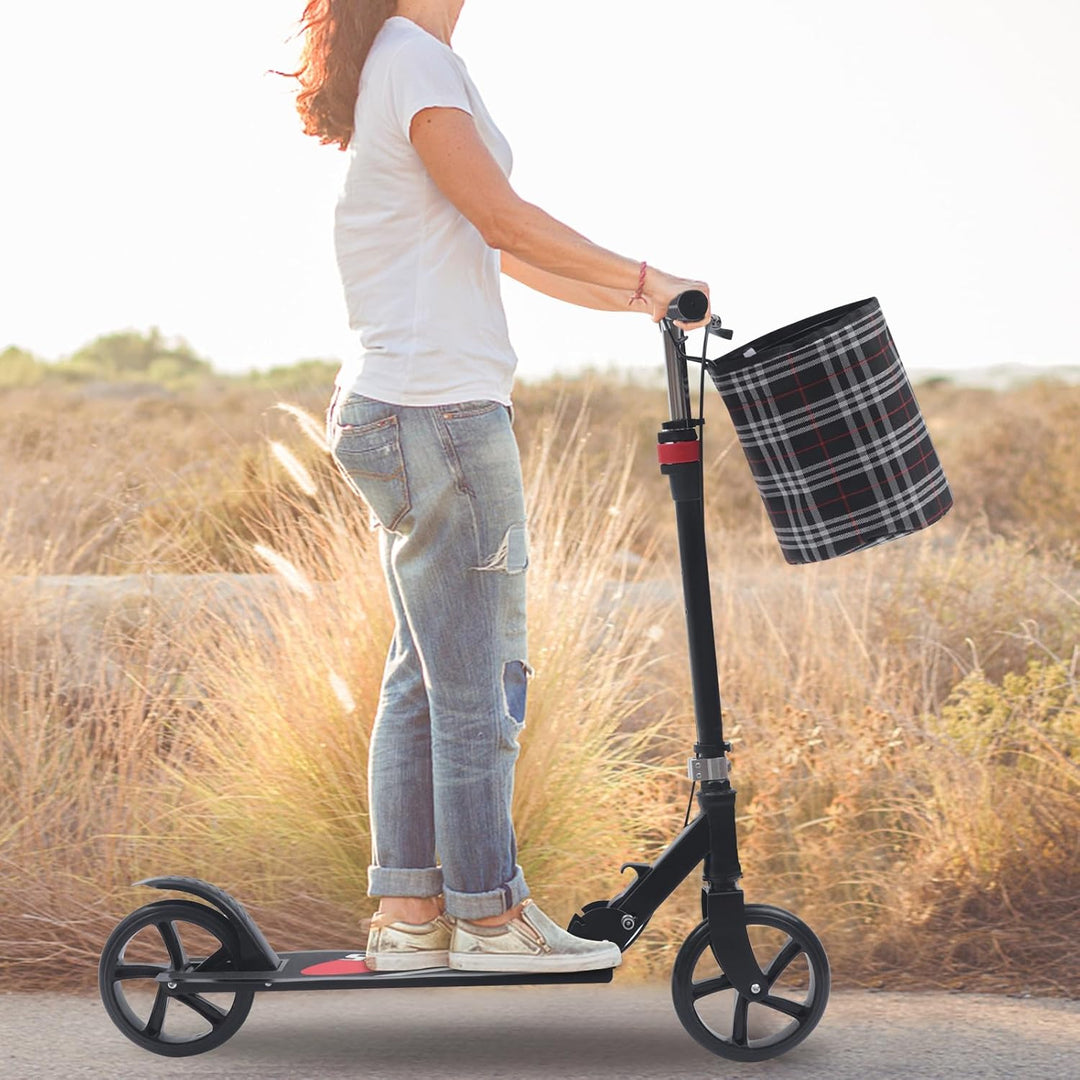 Faltbarer Roller für Erwachsene und Kinder, komfortabler Roller bis zu 150 kg, höhenverstellbarer Tr