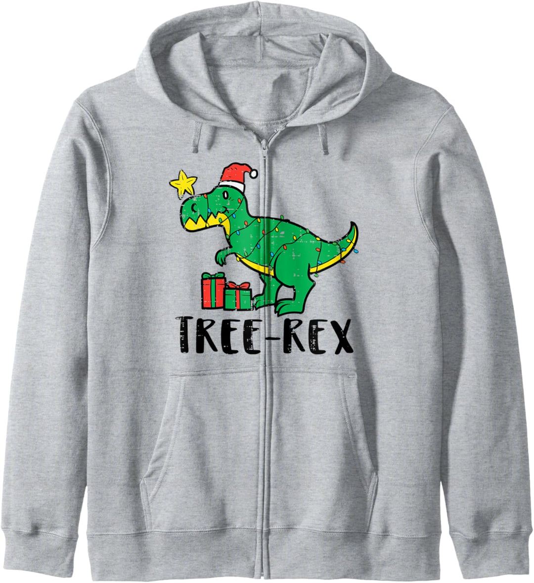 Tree Rex Trex Dino Lustiger Kinder-Schlafanzug für Jungen, Weihnachten und Kleinkinder Kapuzenjacke