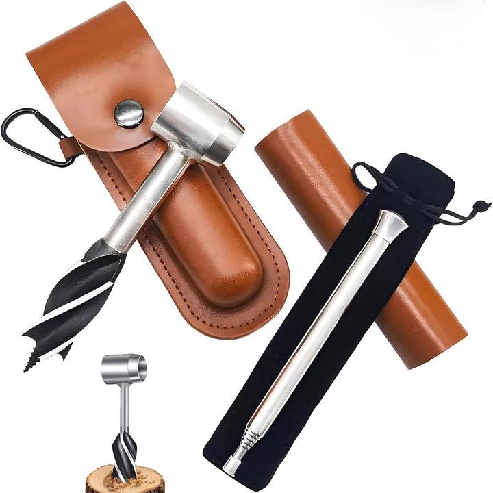 Handbohrer Bushcraft Manueller Schraubenschlüssel,Handschneckenbohrer bushcraft,Outdoor Survival Boh