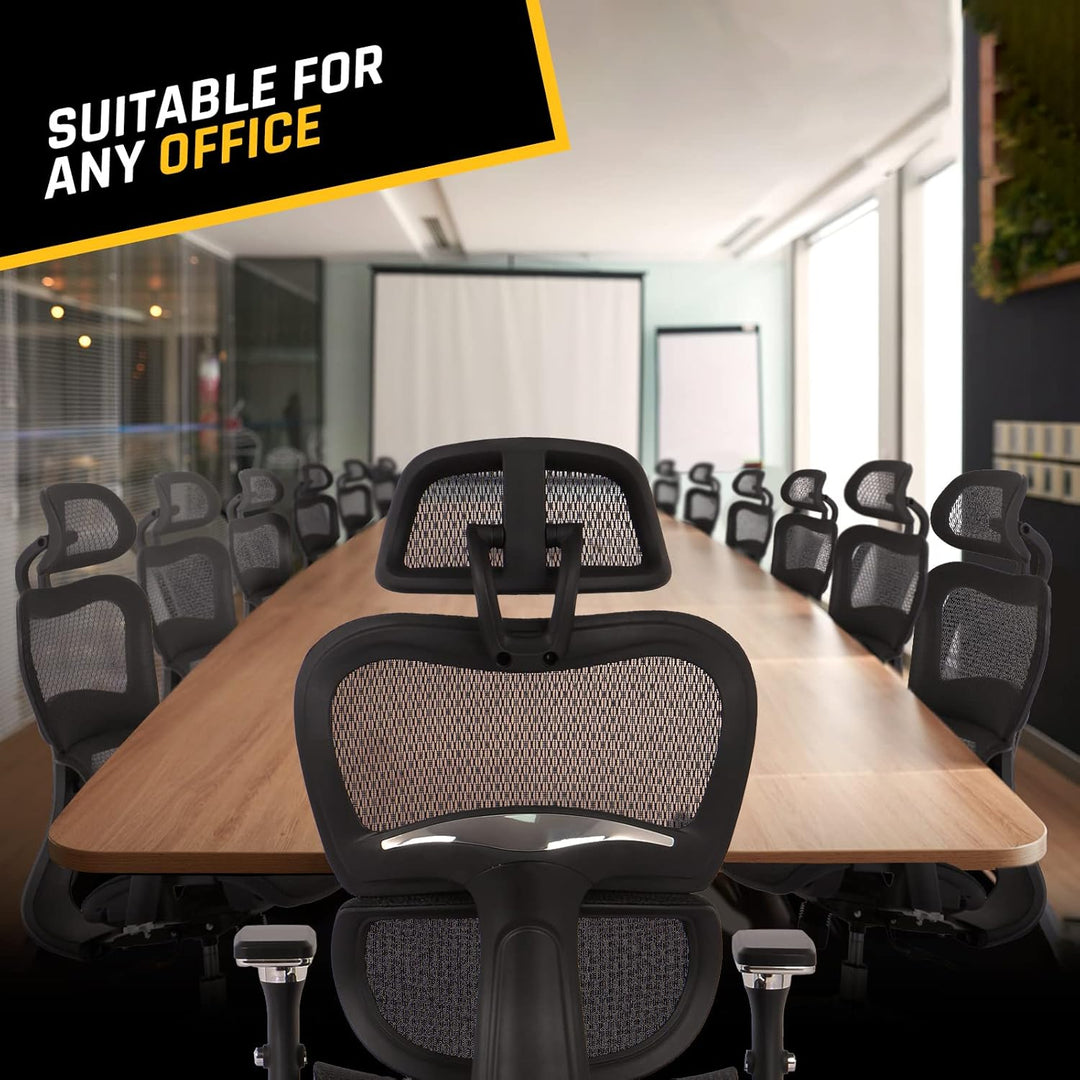 KLIM K800 Ergonomischer Bürostuhl - NEU 2023 - Ergonomischer Sitz mit dynamischer Lendenwirbelstütze