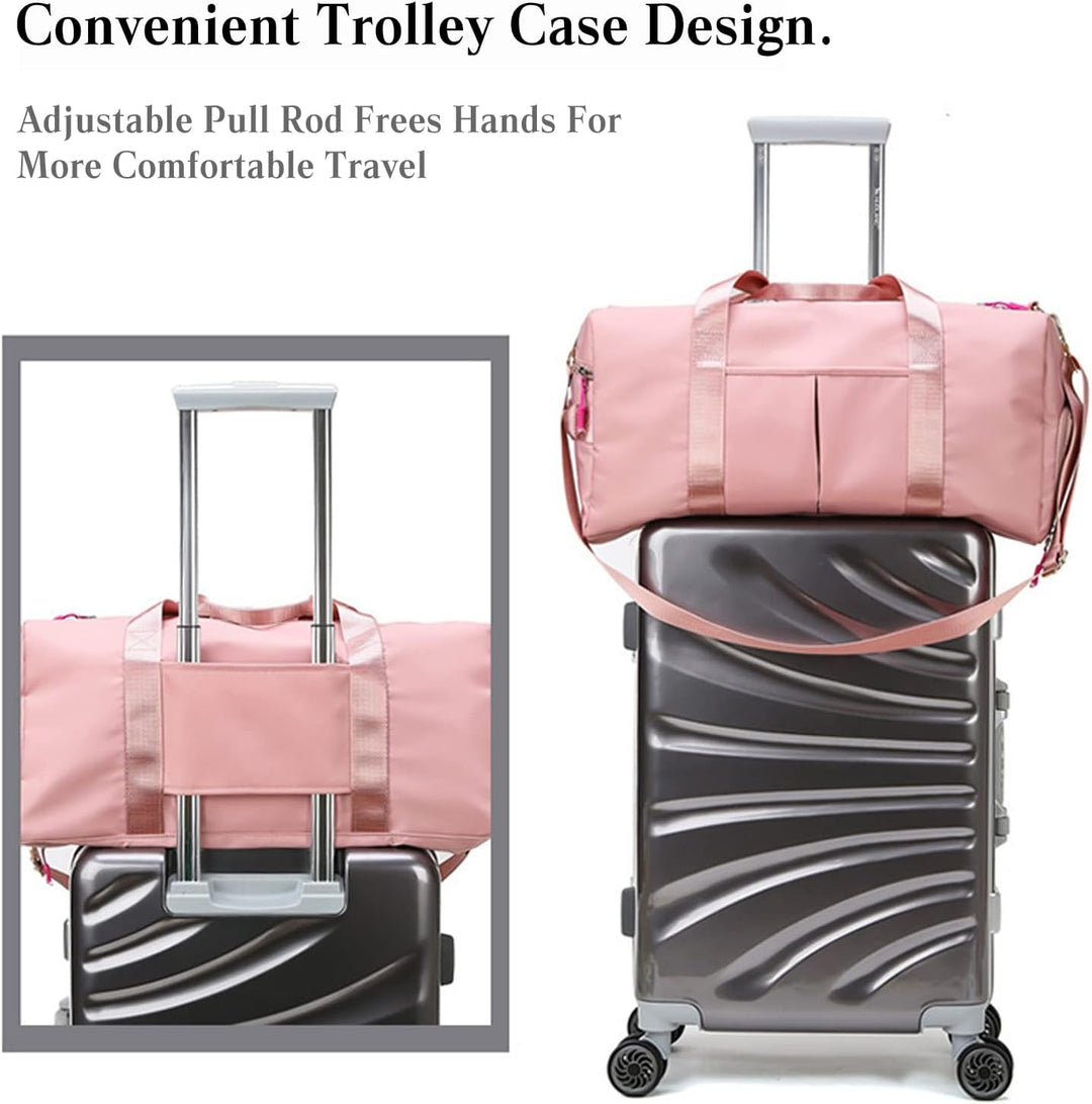 CORIOS Nylon Reisetaschen Duffle Bag Sporttasche Fitnesstasche Schwimmtasche für Herren/Damen Faltba