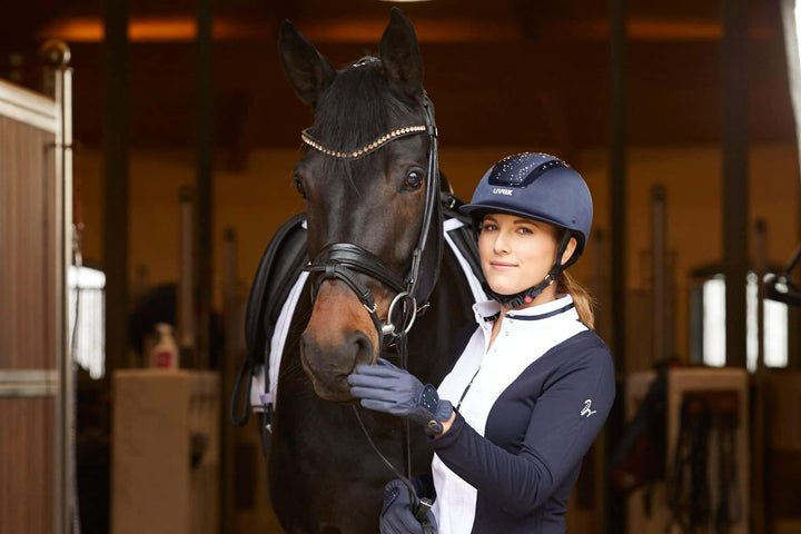 Uvex Unisex – Erwachsene Sportstyle Diamond Reithandschuhe 6.5 Weiss, 6.5 Weiss