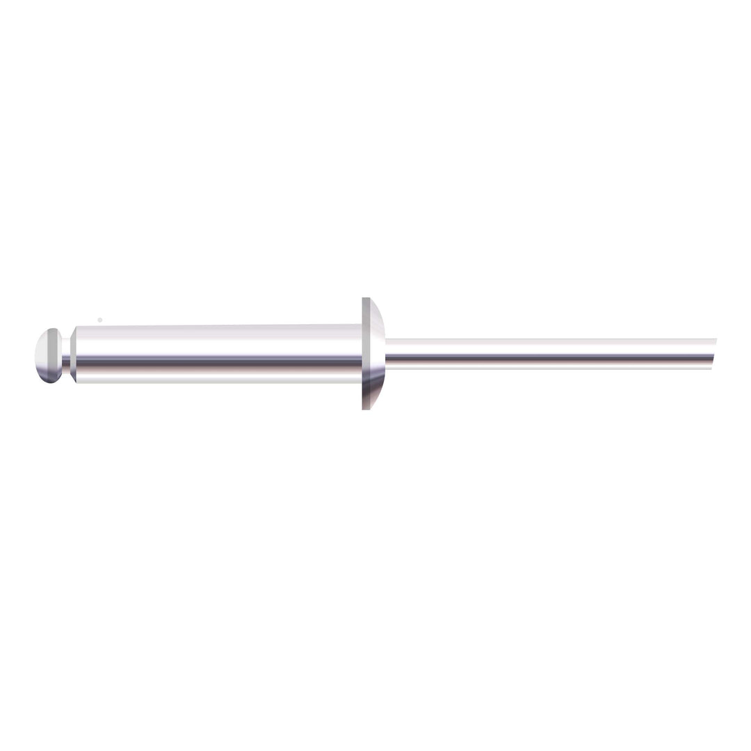 1000 Blindnieten 4,8 x 23 mm Alu Nieten Popnieten Flachkopf Blindniet Blindniete