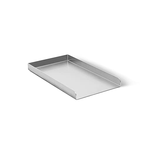SMOKI Edelstahl Plancha Grillplatte 40x30cm | Massive 3mm Universal Platte | Massive Universal-Grill