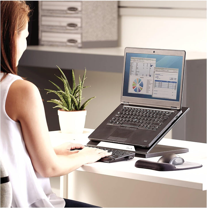 Fellowes Laptop Ständer für Home Office, für Laptops bis 17 Zoll (43,18 cm), modernes Design,ergonom