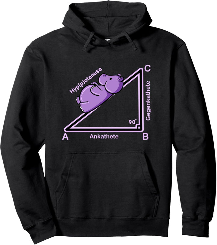 Mathelehrer Lustig Hyppotenuse Pythagoras Mathe Pullover Hoodie