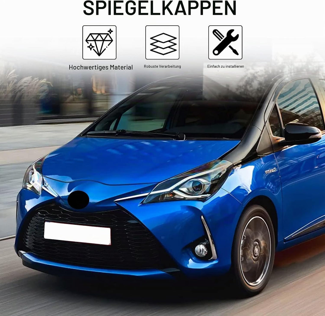 Auto Spiegelkappen, 1 Paar Auto Tür Aussenspiegelkappe Rückspiegelkappe Seitenspiegel Abdeckungen fü