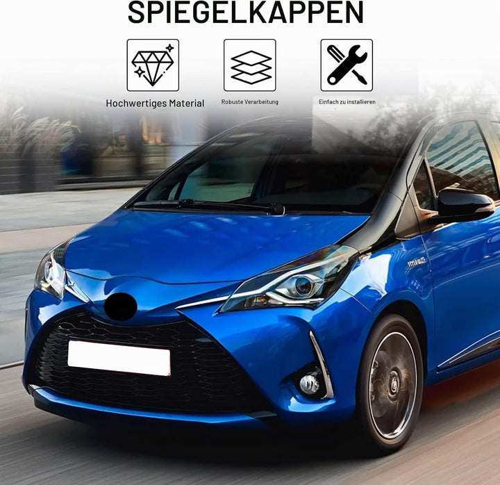Auto Spiegelkappen, 1 Paar Auto Tür Aussenspiegelkappe Rückspiegelkappe Seitenspiegel Abdeckungen fü