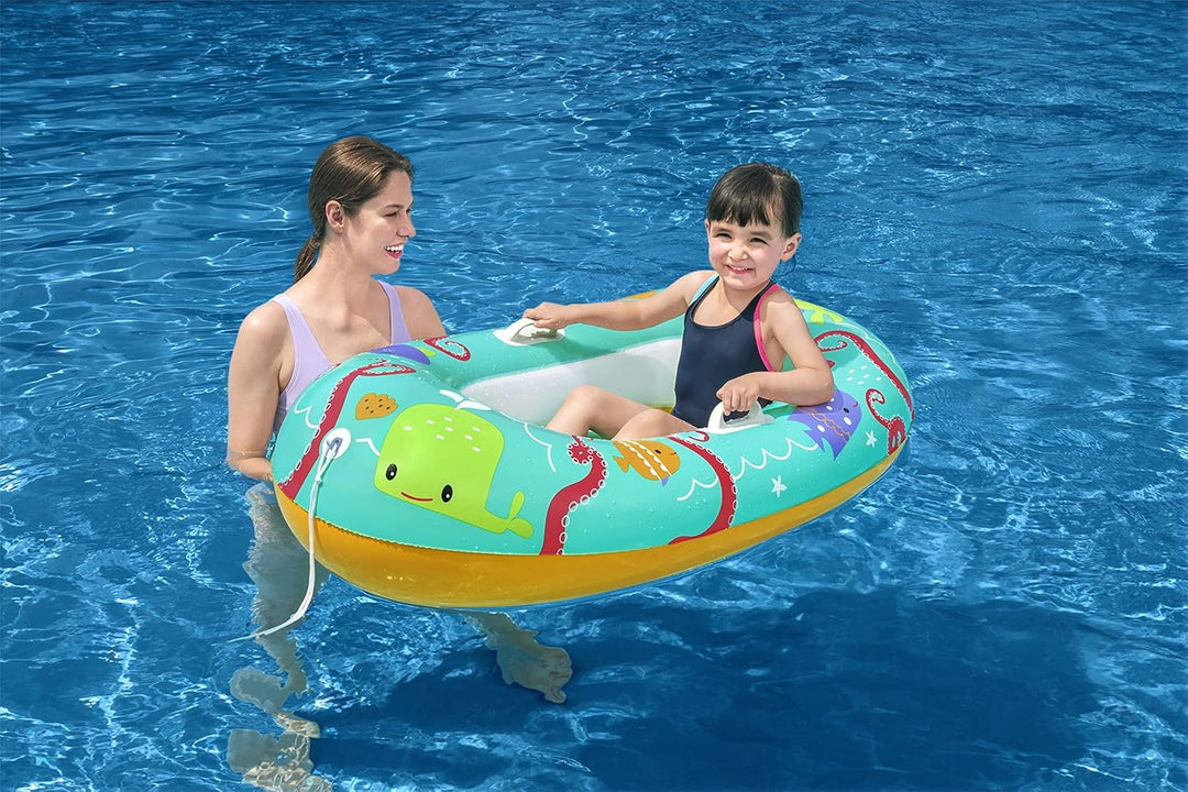 Bestway Happy Crustacean Kinder-Schlauchboot Krusti 110 x 64 x 25 cm