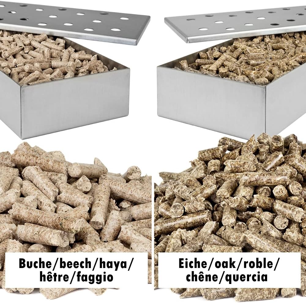 15 kg Eiche Pellets + 15 kg Buche Pellets Grill Smoker Holz Pizzaofen BBQ Pellet Outdoor Ofen Grille