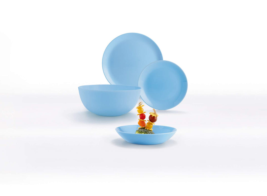 Geschirrset 19 PIEZAS blau, 19 PIEZAS Blau