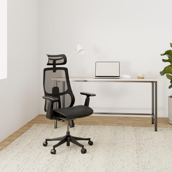 VALKENSTOL M5 Ergonomischer Bürostuhl [Höhenverstellbare Rückenlehne, Einstellbare Sitztiefe, Mesh-S