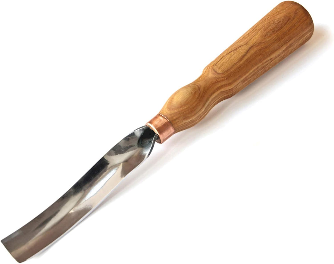 BeaverCraft Holzschnitz Hohleisen Meissel 7L/22 Holzschnitzwerkzeuge Schnitzen von Schalen Kohlensto