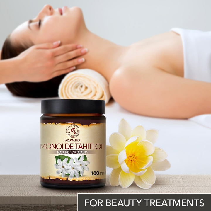 Monoi de Tahiti Öl - 100ml - Gardenia Tahitensis - Körperbutter - Body Butter - Tiare Öl - Emollient
