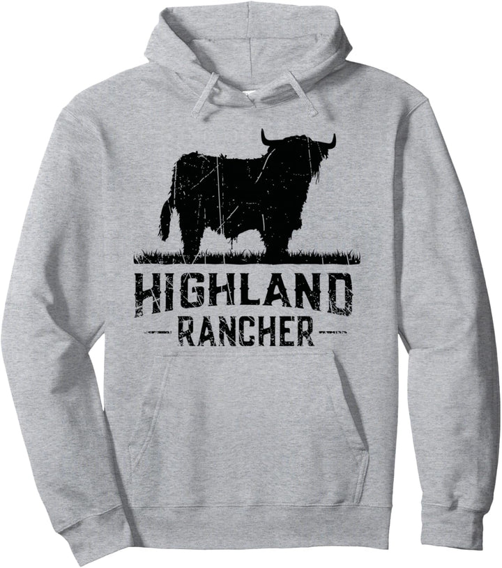 Highland Rancher - Schottische Hochland Kuh für Bauer Pullover Hoodie