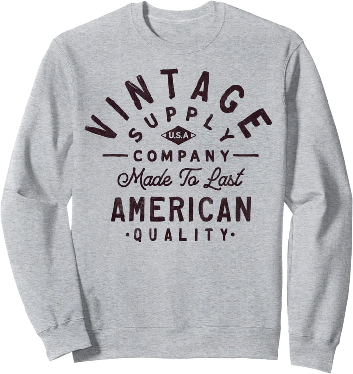 Trendy Black Vintage Company Sweatshirt