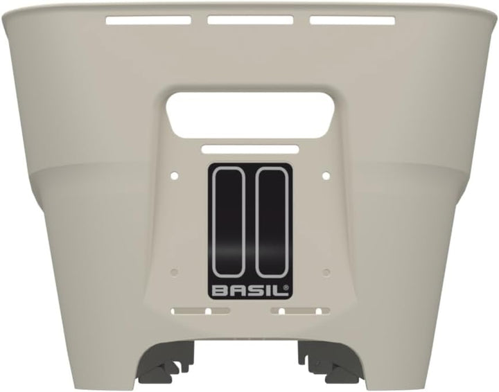 Basil Cento Neo WSL Fahrradkorb Hinten – 21L – aus Recyceltem Kunststoff – Reflektierend – 46.9x23.7