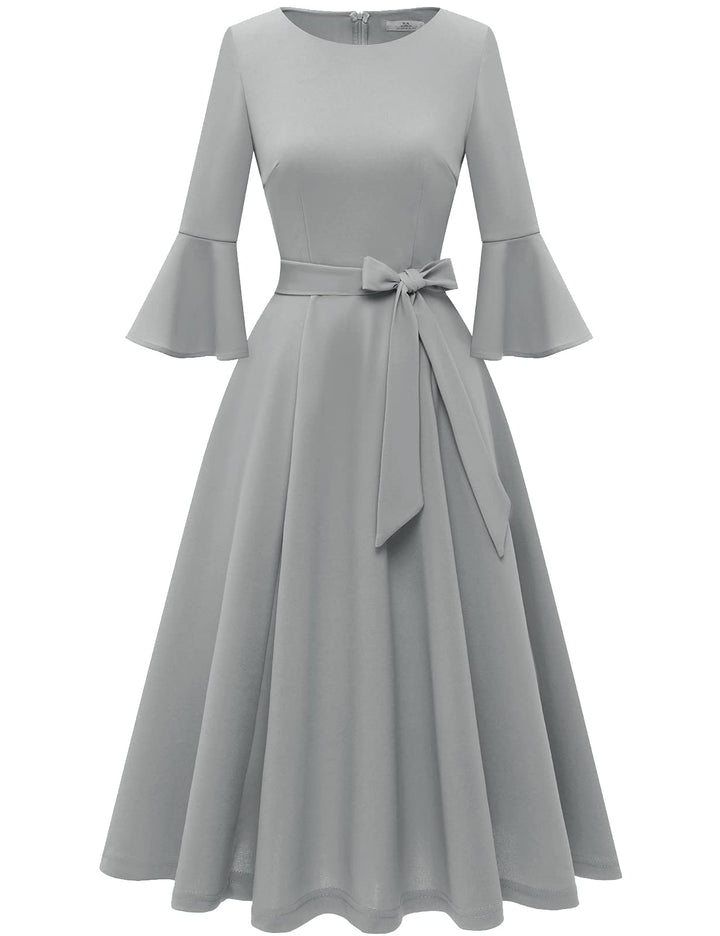 Homrain Glitzer Kleid Damen elegant Langarm Winterkleider Festliche Kleider mit Pailletten Party Coc