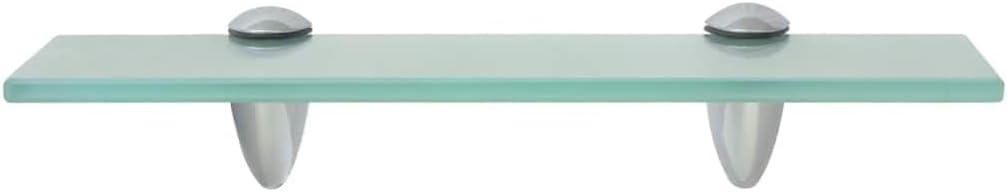 vidaXL Wand Regal Glasregal Glasboden Glasablage Badregal Glas 30x20 cm 8 mm