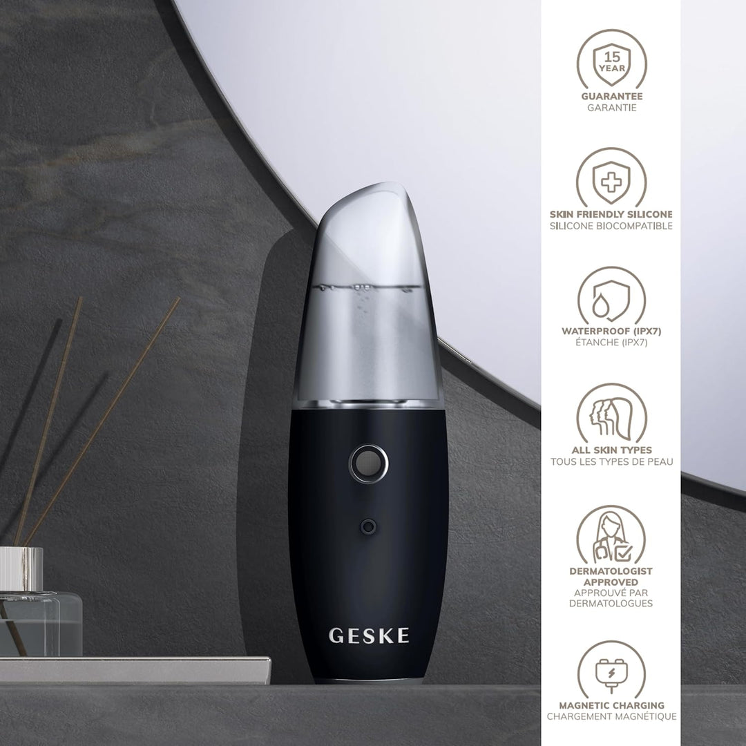 GESKE | SmartAppGuided™ Facial Hydration Refresher | 4 in 1 | Wasserzerstäuber | Gesichtsdampfer | W