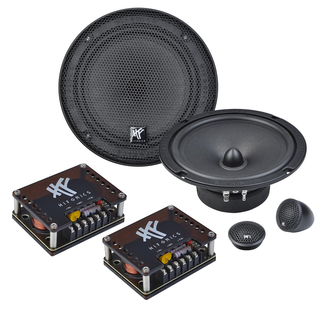 Hifonics TRX6.2C - 16,5 cm (6,5“) 2-Wege Komponenten-System aus der Titan Car-Audio Serie