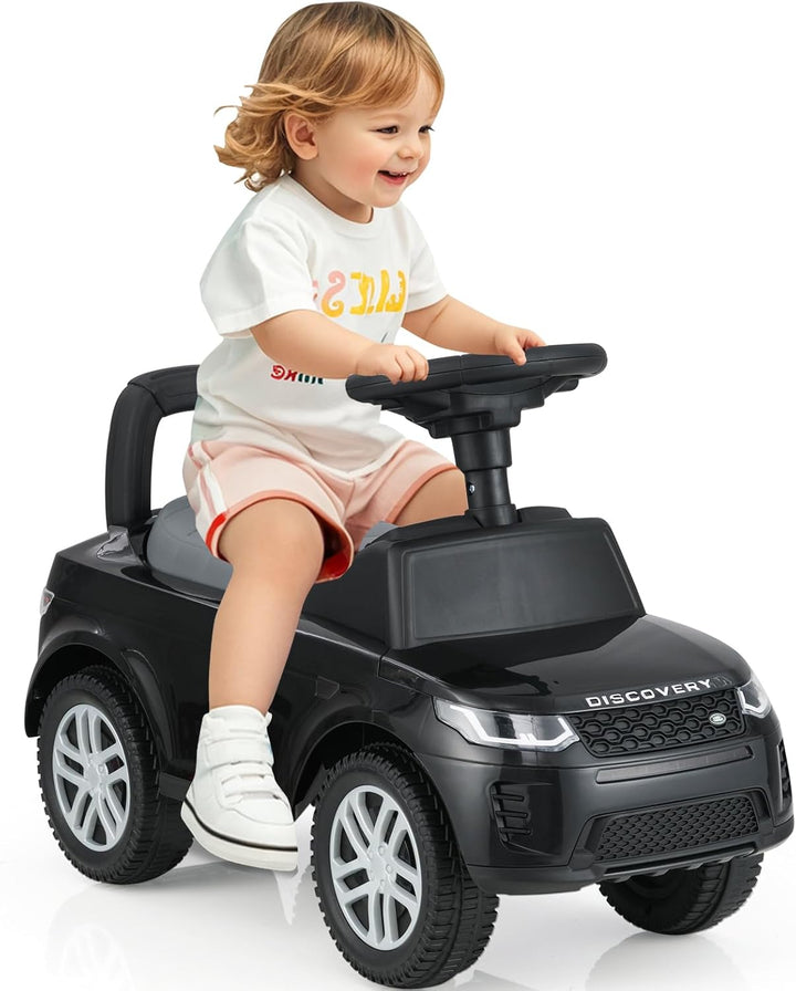 COSTWAY Rutschauto ab 1 Jahr, Rutschfahrzeug mit Stauraum unter Sitz, Rutscher Kinderauto mit Hupe &
