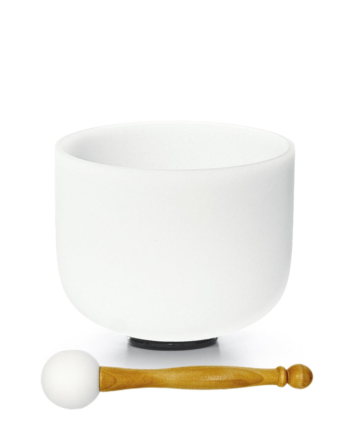 Kristall Klangschale 432hz C Note Root Chakra Frosted Quartz Crystal Singing Bowl 12 Zoll