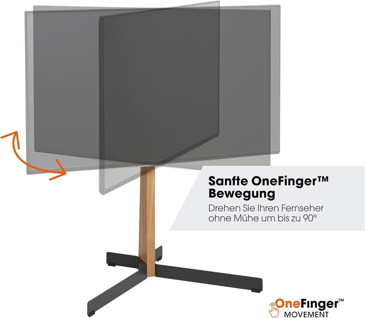 Vogels TV-Ständer für 40-77 Zoll Fernseher, Max. 50 kg, Schwenkbar bis zu 90Degree , Max. VESA 600x4