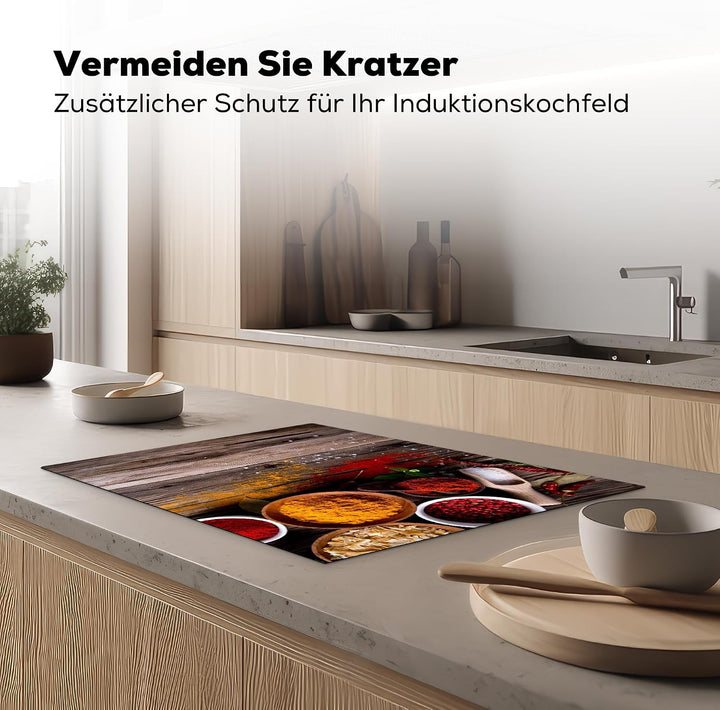 KitchenYeah© Herdabdeckplatte Einteilig Induktionsmatte Küche Abdeckung Ceranfeld Herd Abdeckplatte