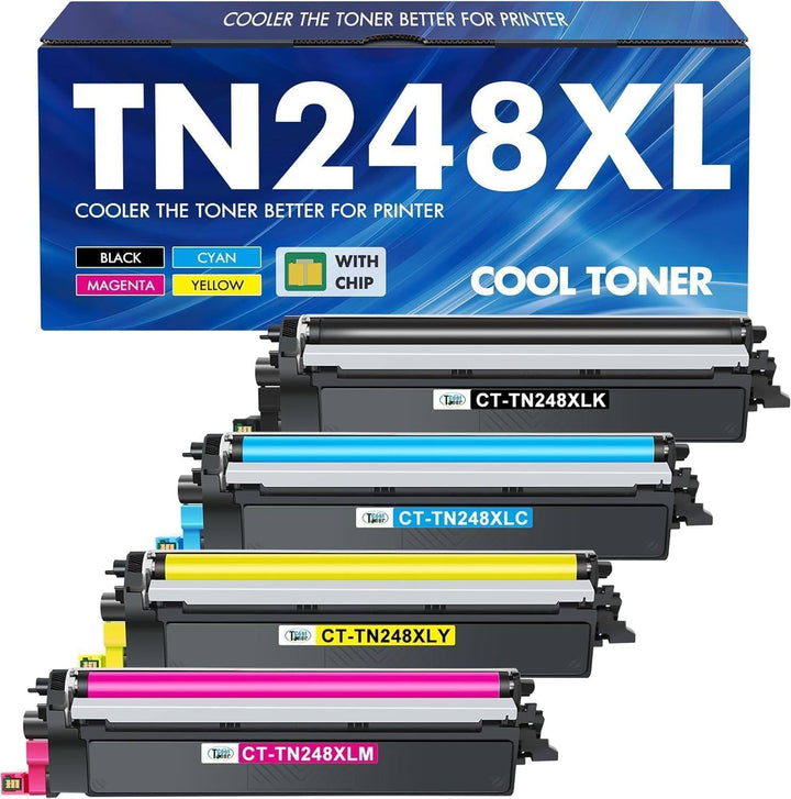 TN248 MFC-L3740CDW TN248XL TN-248XL Toner: Kompatibel für MFC-L3760CDW TN-248 Brother DCP-L3560CDW T