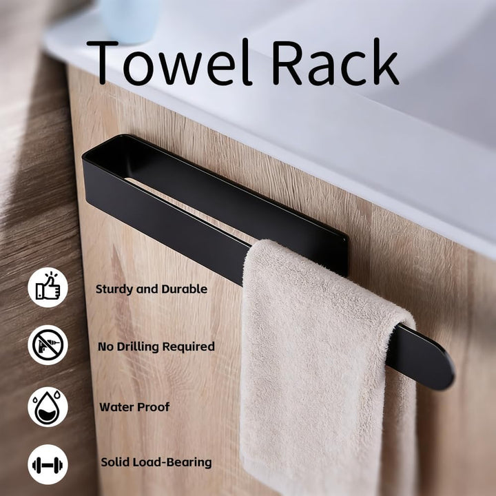 Handtuchhalter Ohne Bohren 304 Edelstahl Handtuch Stange Badezimmer Selbstklebend Gästehandtuchhalte