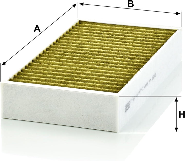 MANN-FILTER FP 2646-2 Innenraumfilter – FreciousPlus Biofunktionaler Pollenfilter (2er Set) – Für PK