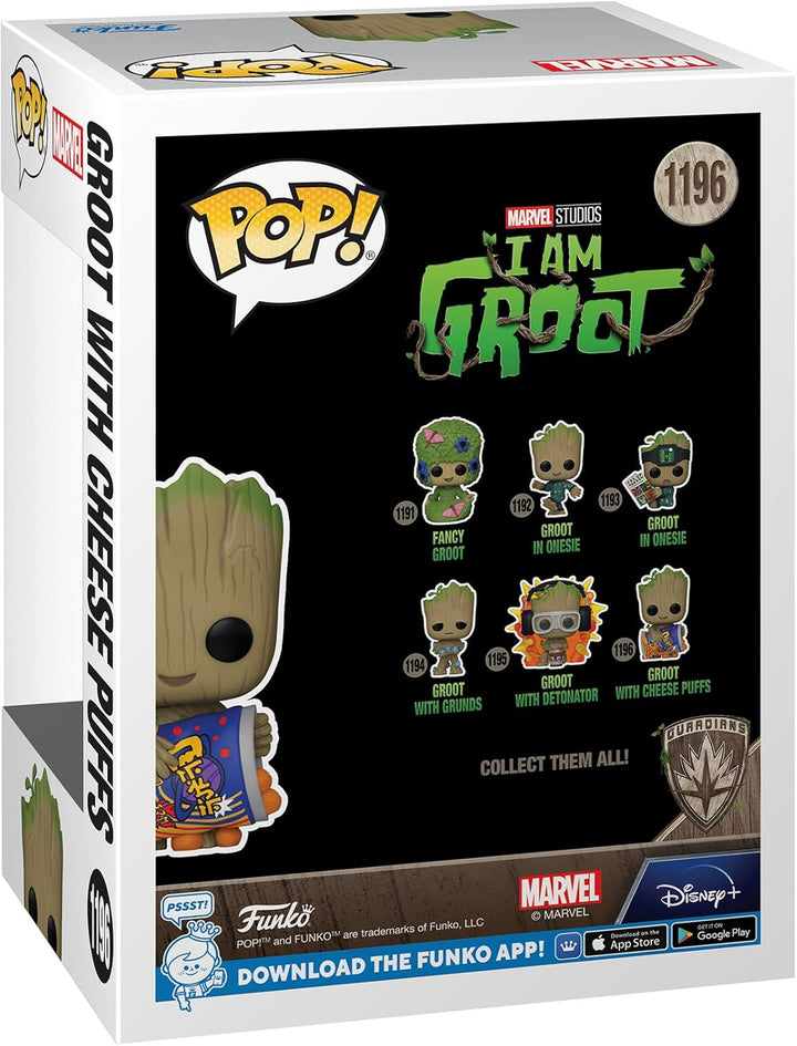 Funko Pop! Marvel: Guardians of The Galaxy - Groot - 1/6 Quote Für Seltene Chase-Varianteeese Puffs