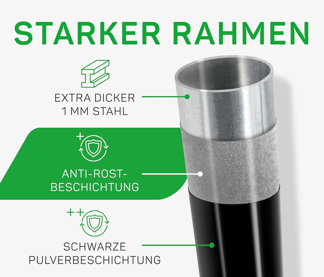 Salta Challenge - 100x60cm - Faltbares Fussball Tor - 2er Set - Für Kinder und Erwachsene - Zusammen
