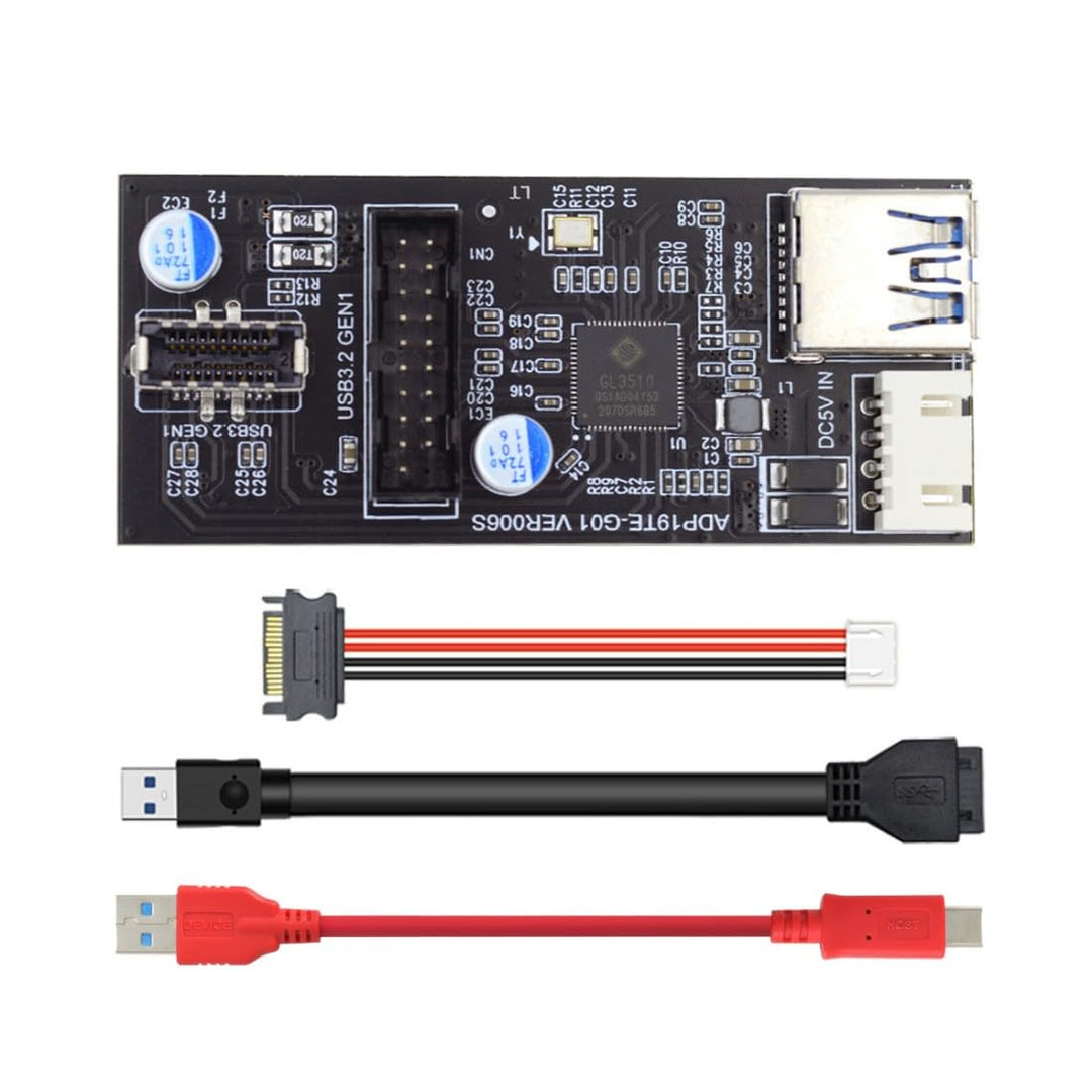 chenyang USB C/USB 3.0 19/20Pin auf USB 3.0 19/20Pin & USB 3.1 Typ E Frontpanel Header Port Multipli