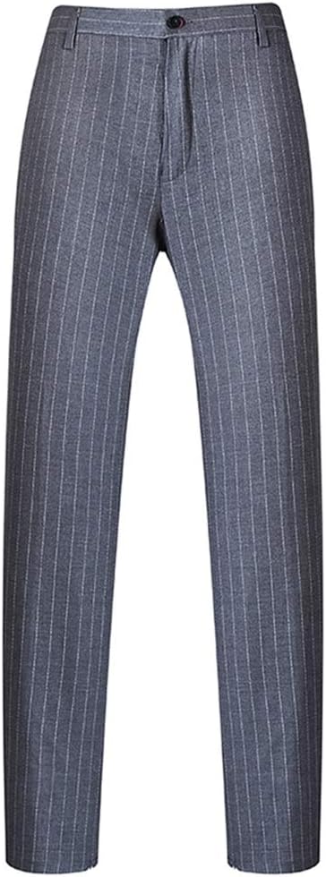 YOUTHUP Anzug Herren Slim Fit 3 Teilig Vertikale Streifen Anzüge Business Herrenanzug Sakko Weste Ho
